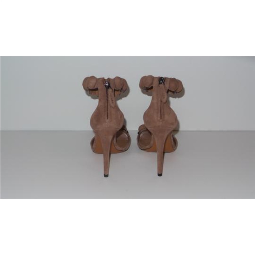 ALAIA BOMBE TAUPE STUDDED SANDALS HEELS SIZE 36 - Picture 3 of 11
